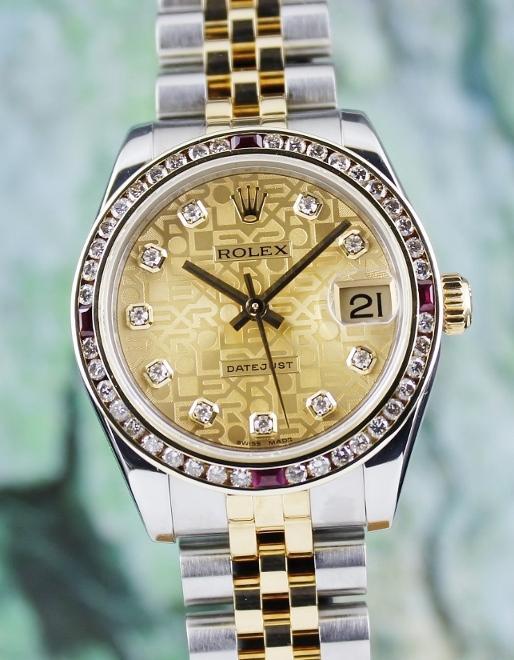 (image for) ROLEX MID SIZE OYSTER PERPETUAL DATEJUST / 178273